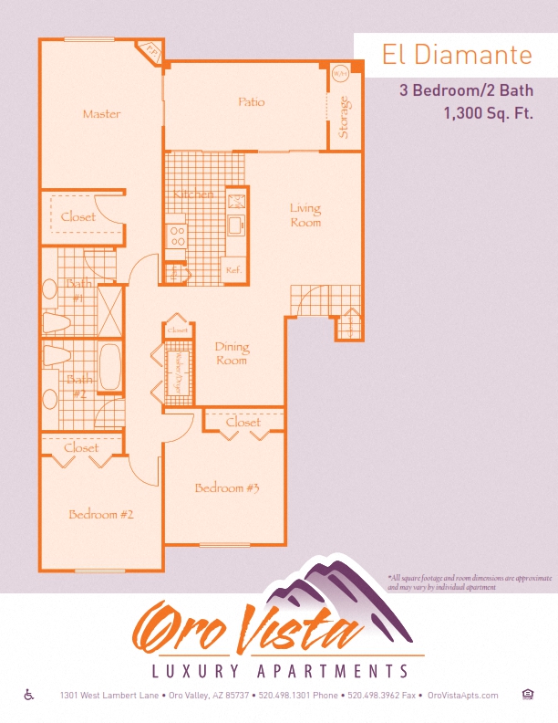 El Diamante floor plan